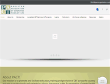 Tablet Screenshot of pactorganization.com